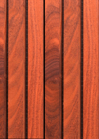 Padouk cladding boards